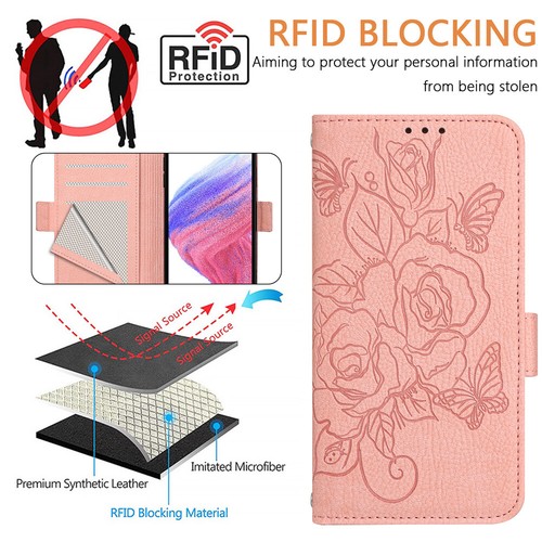 For Google Pixel 9 Pro XL 8 7 6 8A 7A 6A Flower Leather Wallet Case Flip Cover - Picture 83 of 91