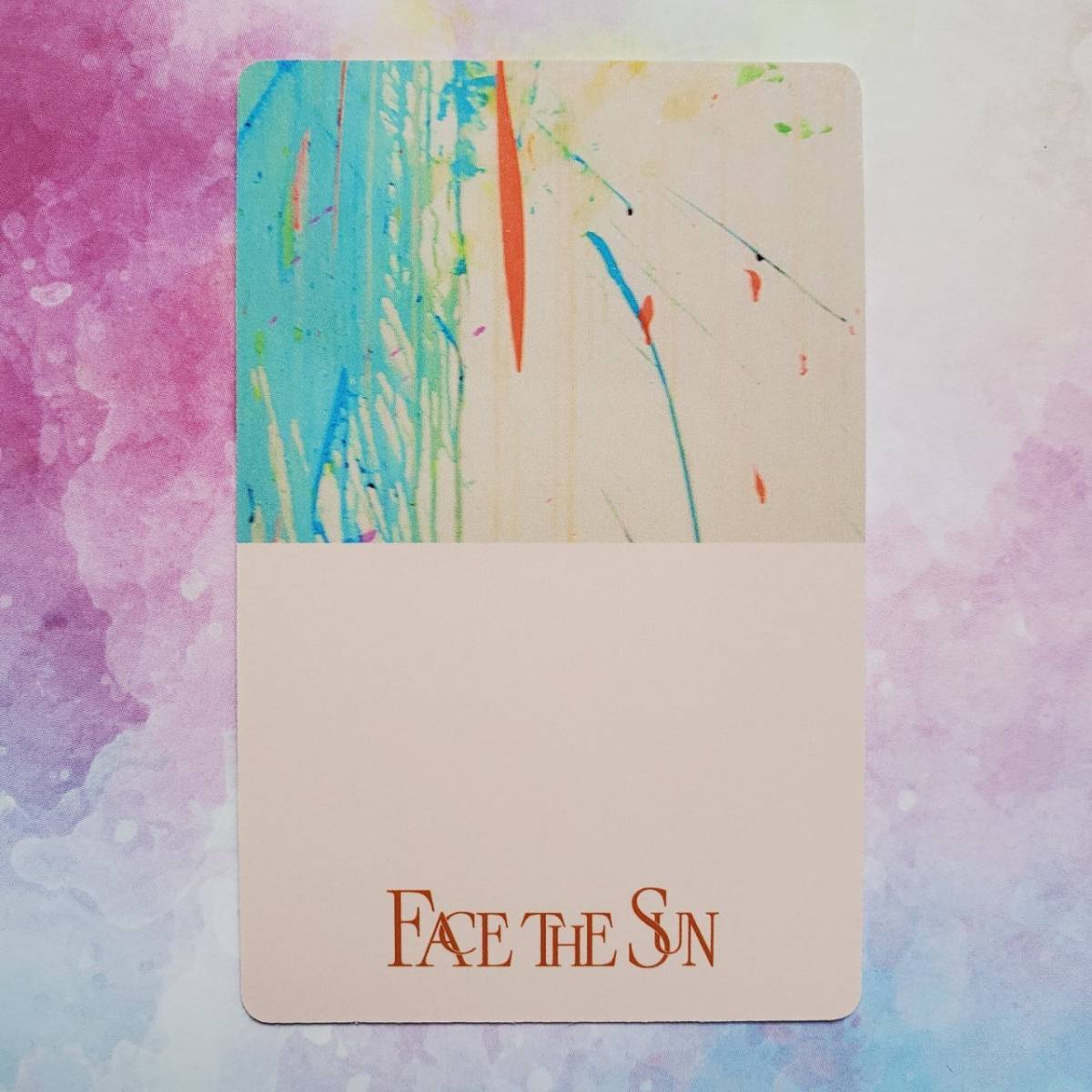 SEVENTEEN PhotoCard 4th Album Face the Sun Carat ver SEVENTEEN PhotoCard 4th Album Face the Sun Carat ver
