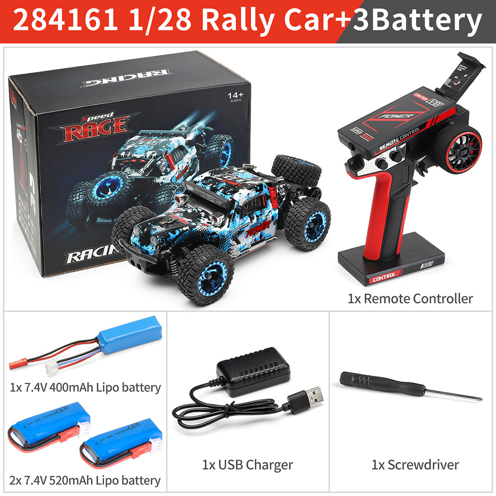 Wltoys 284161 1/28 4WD RC Rally Drift Race Car 30km/h 2.4G