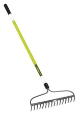 Structron S600 Safety Series 49754 Bow Rake with Retroreflective Tape 3 in L x