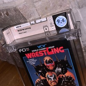 New NES World Championship WCW Wrestling Factory Sealed WATA 9.4 Graded Game