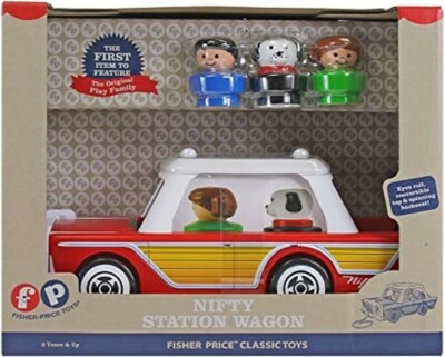 Fisher-Price Nifty Station Wagon Classic Toys with Little People