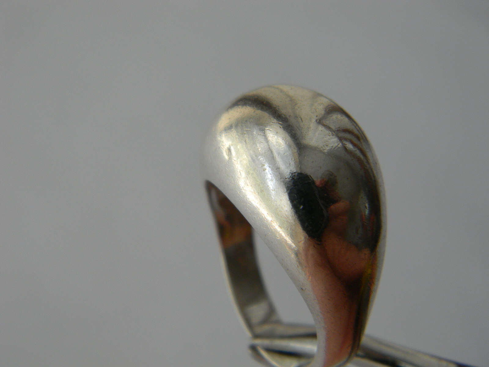 Fine 925 Solid Sterling Silver Grooved Modernist … - image 5