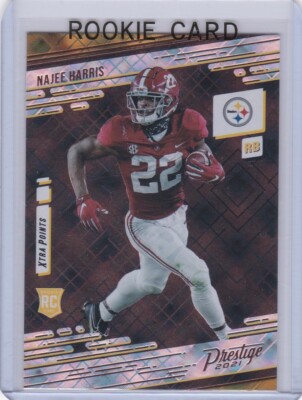 NAJEE HARRIS ROOKIE CARD 2021 Prestige XTRA POINTS VARIATION Football STEELER RC