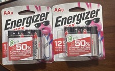 Energizer MAX AA Batteries 2 Packs of 8 - Expires 12-2036