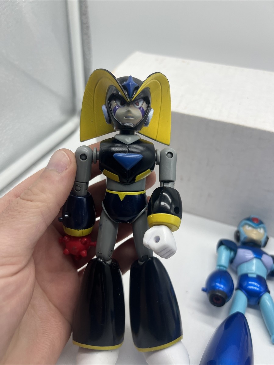 Megaman Bass 3” Action Figure Mini Capcom Jazwares 2004 Plus