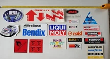 20 pieces "original sponsors stickers" - stickers - JAMEX, Slick50, LIQUI MOLY...