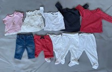 Paket x 10 Outfits Sets Tops & Hosen & Alter 0-3 Monate
