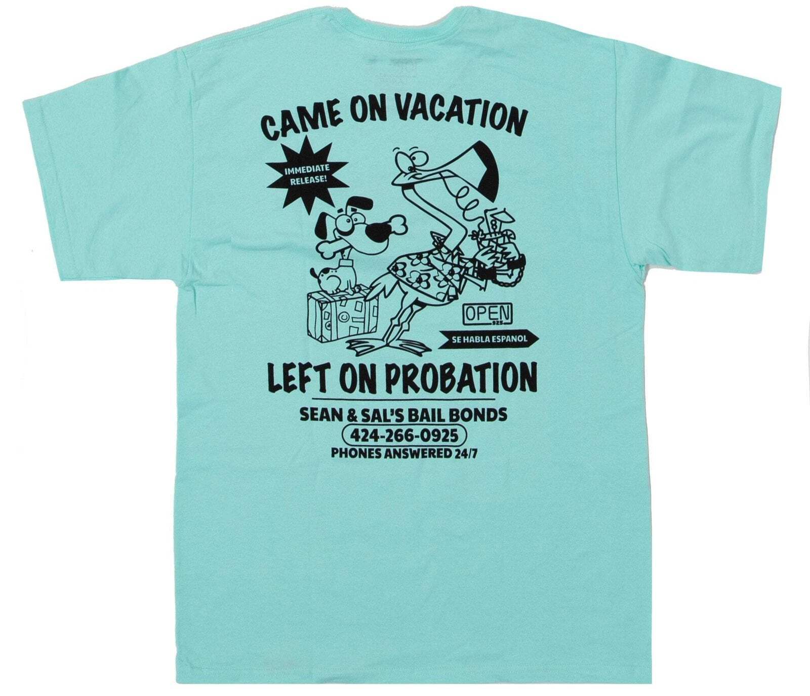 Открытая мужская футболка 925 Sean - Sals Tee цвета морской волны Унисекс 3890₽