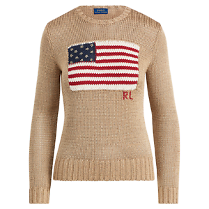 ralph lauren flag sweater womens