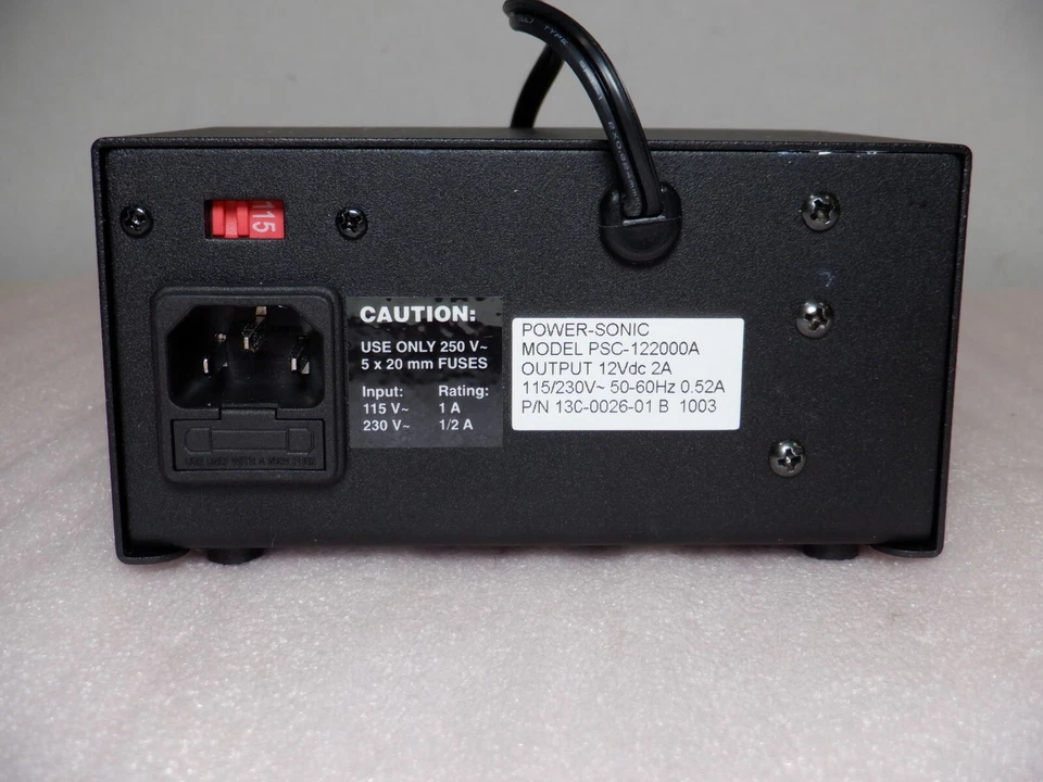 CARREGADOR DE BATERIA POWER SONIC PSC-122000A - Imagem 4 de 4