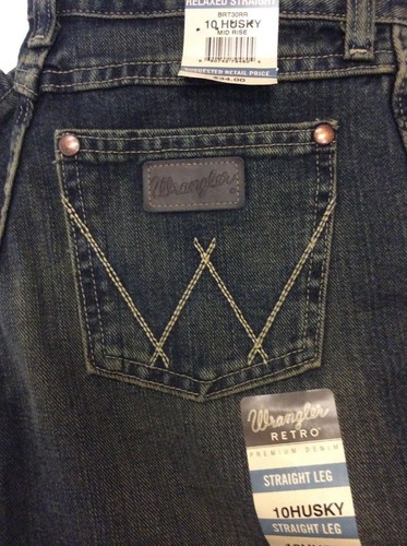 Boy's Wrangler Retro® Re/Slim/Husky Relaxed Rolling River Jean (8-16) BRT30RR - Picture 4 of 4
