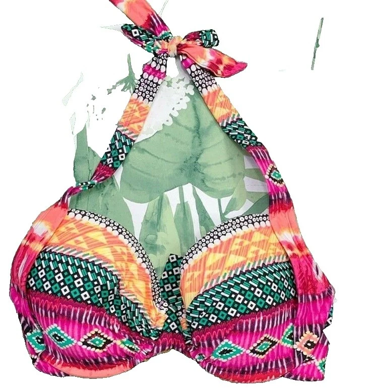 Traje de Baño Top Rayas Kenneth Cole para Mujeres