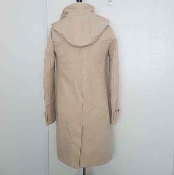 J. Crew Women's Wool Melton Toggle Coat Jacket Beige Size 0 Originally