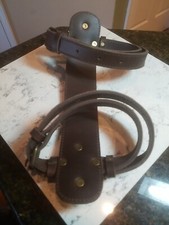 Blanket Roll Cowhide & Brass Cowboy Sleeping Bag Strap The Bohemium Shop NEW 