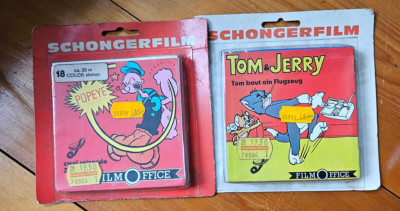 Schongerfilm Tom & Jerry + Popeye Film Office 33 mm - Rarität Selten Sammler NEU