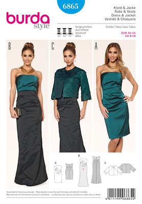 burda drop waist dress pattern Clara Drop Waist Chiffon Dress main image 0