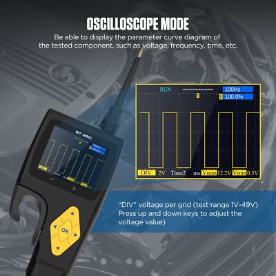 Testeur De Circuit électrique 9V-30V - Multimètre Auto Avec écran Couleur - Neuf