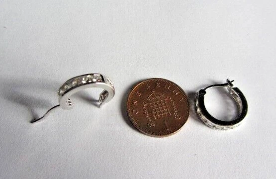 Qvc silver hoop earrings online