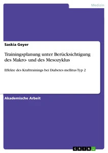 Trainingsplanung Unter BerüCksichtigung Des Makro- Und Des Mesozyklus (Buch)-image