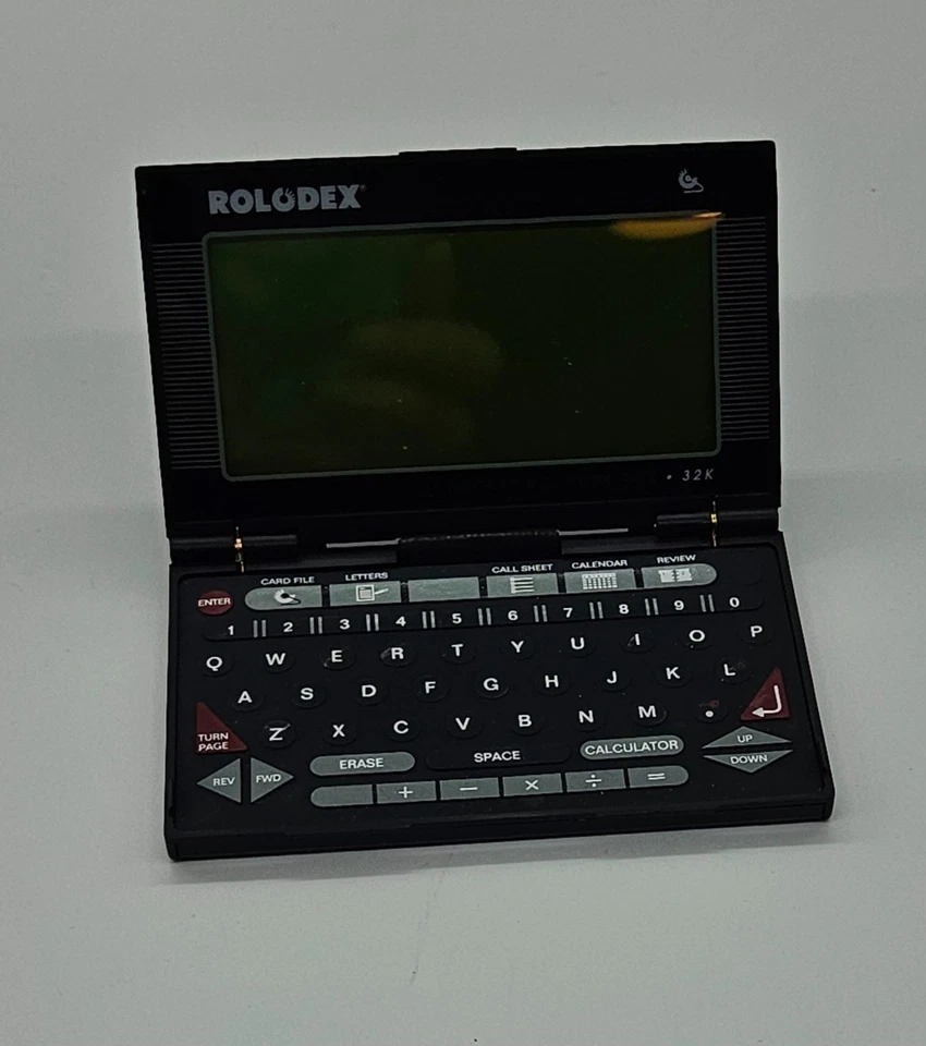 Vintage Rolodex Electronic Rotary Business Card File Organizer 1992 - Image 4 of 4