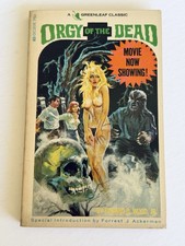 Ed Wood Orgy Of The Dead Vintage 1966 First Edition Pulp Paperback Book VG/NF