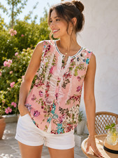 Marc Cain Damen Bluse SEIDE Seidenbluse Blume...