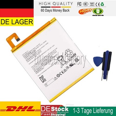 Akku für Lenovo Tab 4 8 Plus TB-8704X TB-8704N TB-8704V 8.0'' Wi-Fi/LTE 16GB 64GB