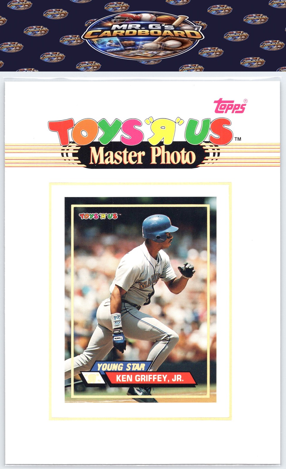 1993 Stadium Club Toys "R" Us #NNO Ken Griffey Jr. Master Photos 5x7