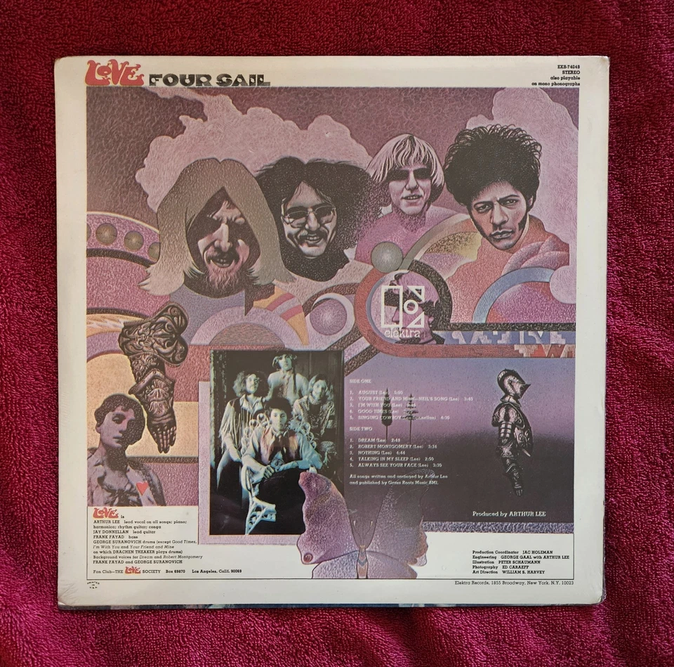 STUNNINGLY SEALED!!! LOVE (ARTHUR LEE) "Four Sail" CLEAN! 1969 GORGEOUS STEREO! Foto 2 de 4