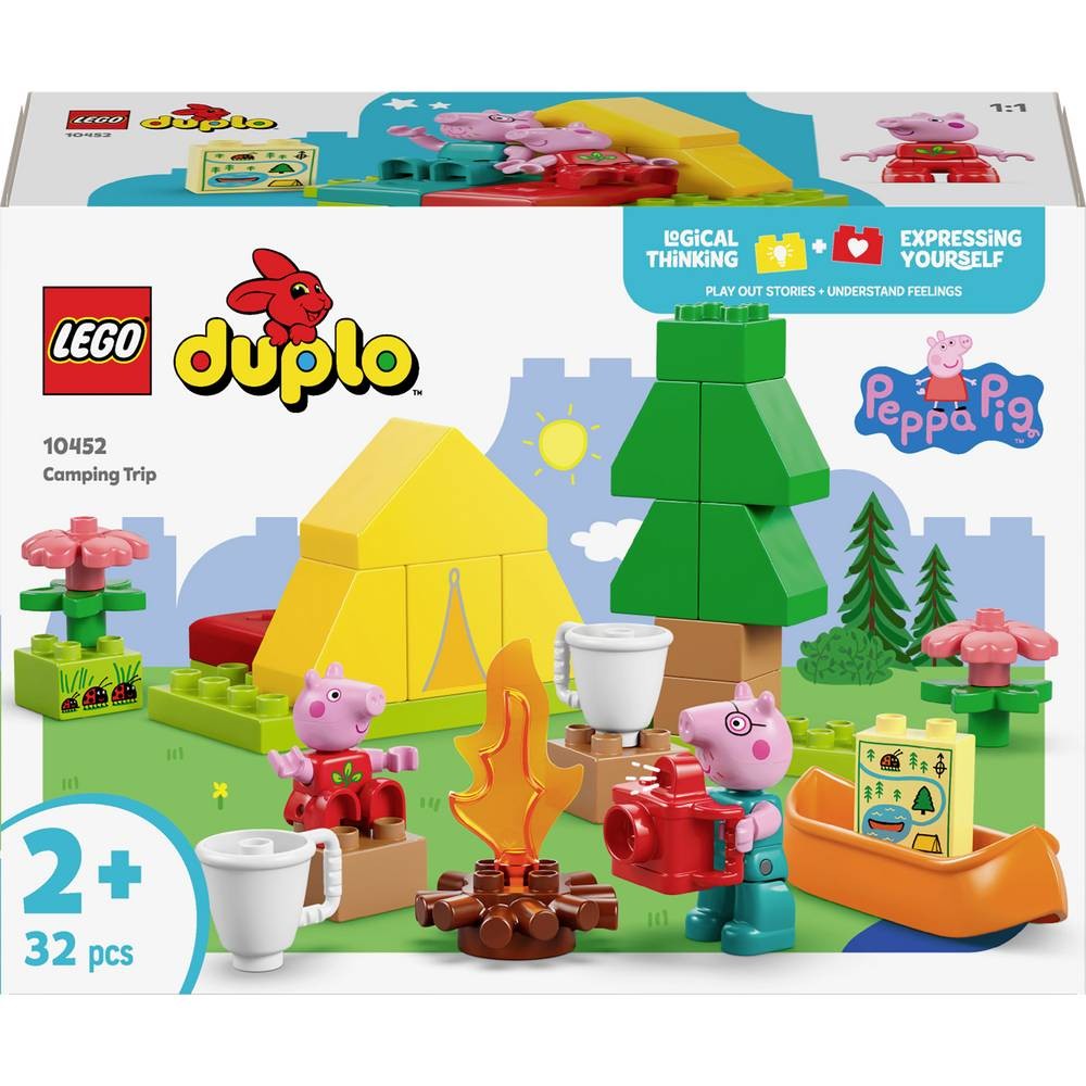LEGO DUPLO 10452 Excursion en camping, le cadeau d'anniversaire parfait pour fille et garçon