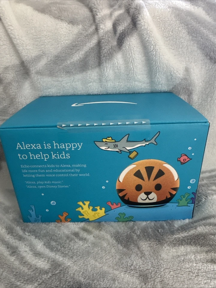 Amazon Echo Dot Kids Edition (4th Gen.) Smart Speaker - Tiger New - Image 3 of 4