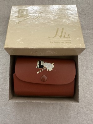 Vintage Men s  His  For Travel Or Home Mini Grooming Kit With Box