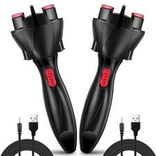 2 Pcs Automatic Hair Braider Electric Machine DIY Styling Hair Braiding Twister 