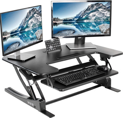 36 Inch Height Adjustable Stand up Desk Converter, V Series, Quick Sit to Stand