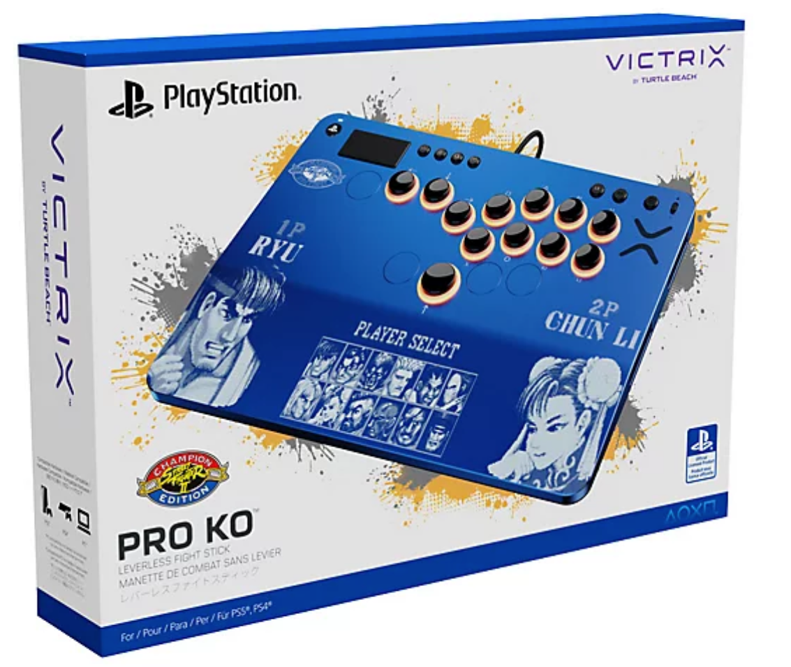 Victrix Pro KO Leverless Fight Stick Street Fighter II: Champion
