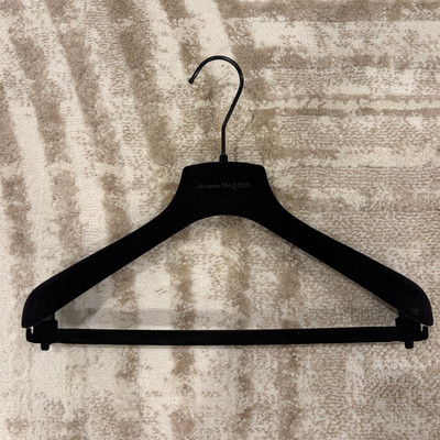 Alexander McQueen Black Velvet Hanger