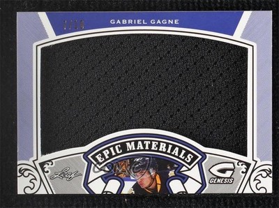 2016 Leaf Genesis Epic Materials Purple /10 Gabriel Gagne #EM-26 0n8e