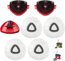 7-Pack Mop Heads Replacements for O Cedar EasyWring 1 Tank System, Includes 4 Mi