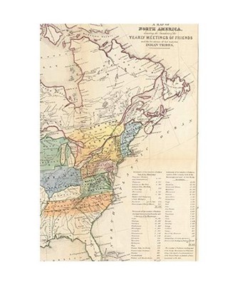North America Vintage Map 4x6'' Field Journal / Field Notebook / Field Book / Mem