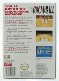 Roundball 2-On-2 Challenge Nintendo NES - Sealed H Seam - 1992