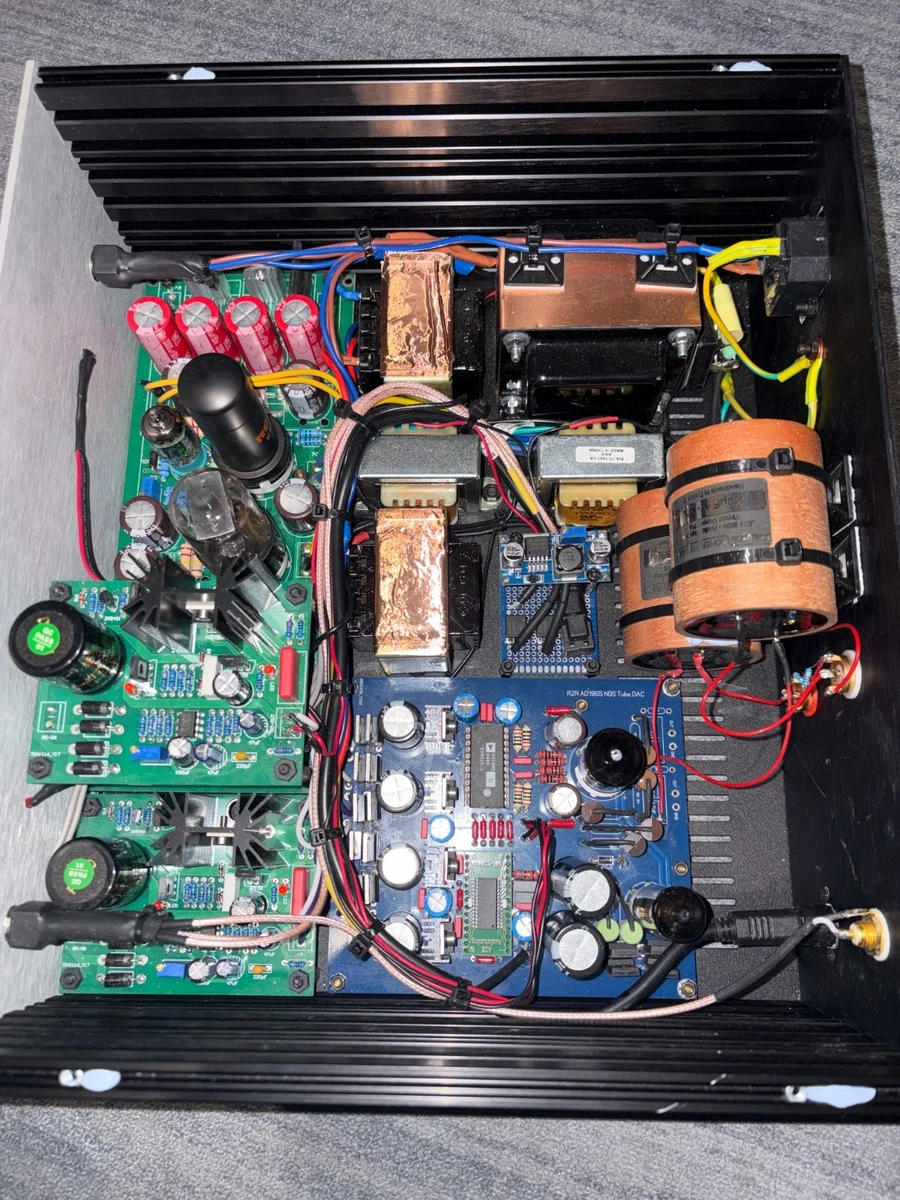 Custom DAC Mundorf Duelund Caps AD1865 Chip R2R Multibit Vacuum Tube Valve NOS
