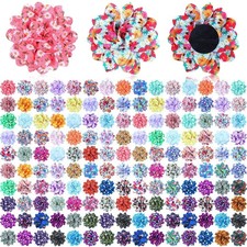 Sadnyy 150 Pcs Dog Flower Bow Collar Bulk, Puppy Bow Tie Accessories for Smal...