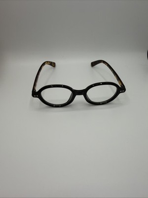 Brille ohne Korrektur Damen schwarz Skala Künstler Neu V30