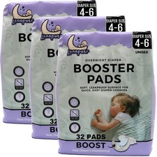 Diaper Pads Overnight   Adhesive Diaper Inserts for Boys  Girls   Overnight ...