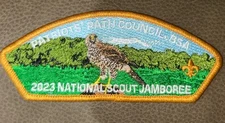Mint 2023 JSP Patriots Path Council New Jersey Tan Border Bird