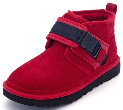 UGG - Mens Neumel Snapback Mini Boots | Samba Red | 1118570-SBR | Authentic New