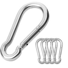 3.15 In. Stainless Steel Heavy-Duty Large Climbing Buckle Hook for Gyms, Plant H