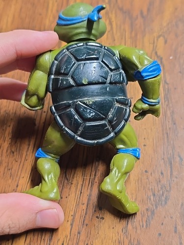 Teenage Mutant Ninja Turtles Leonardo Figur Soft Head Playmates 1988 TMNT As Is - Bild 8 von 12