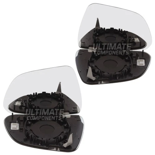 Wing Door Mirror Glass For Tesla Model 3 2019-> Convex Heated Pair Left & Right